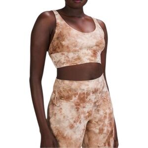Lululemon Align Bra Shine *Light Support, A/B Cup Diamond Dye Foil/Cacao Size 6